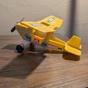 VINTAGE Yellow Toy Airplane by Fisher Price, 1976